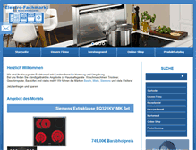 Tablet Screenshot of die-waschmaschine-hamburg.de